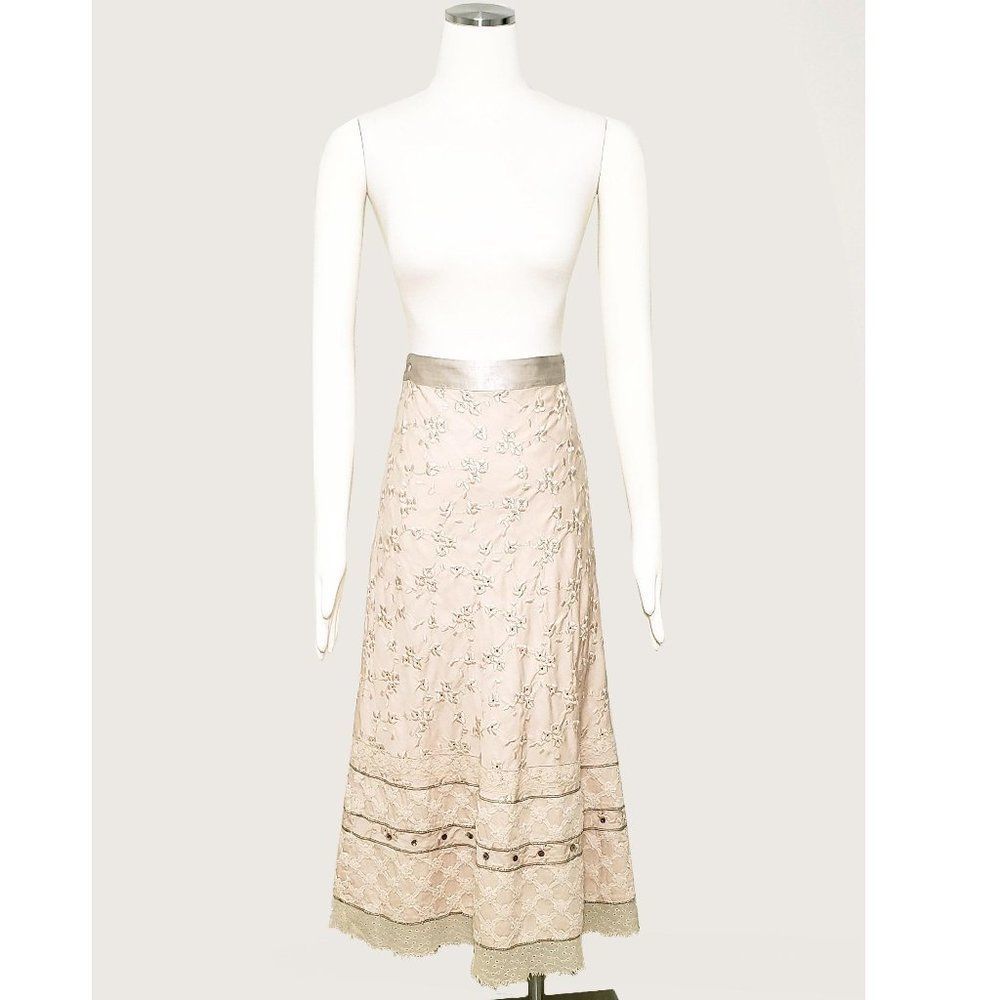 Burning Torch Eyelet Skirt